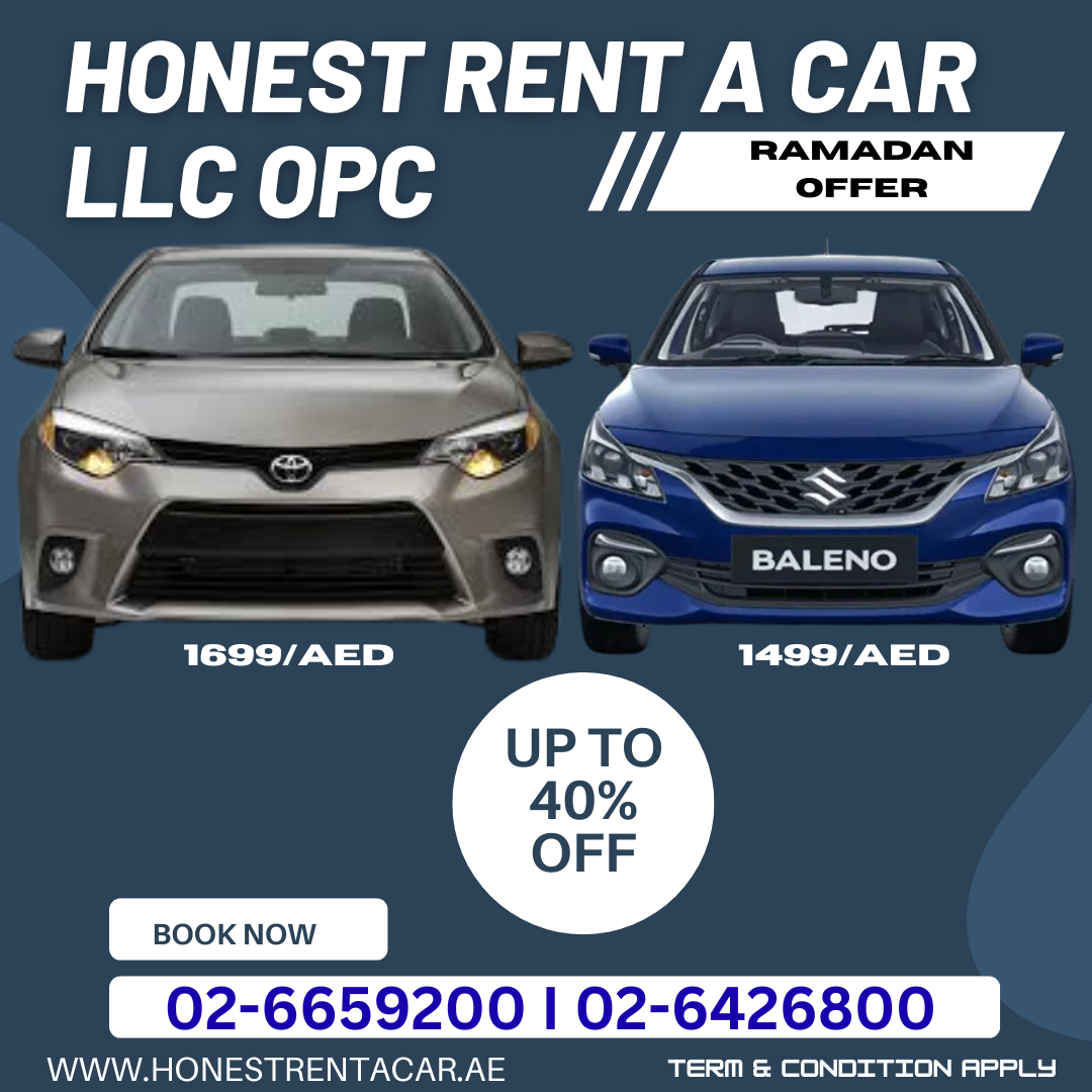Corolla, Baleno, Camery and Honda Accord offer.