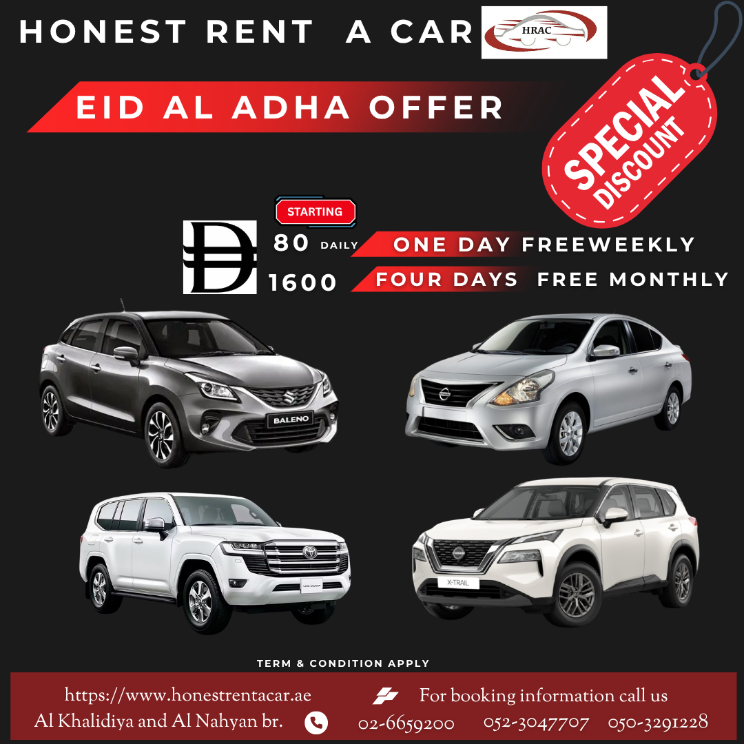 Best Weekend Car Rental Abu Dhabi.